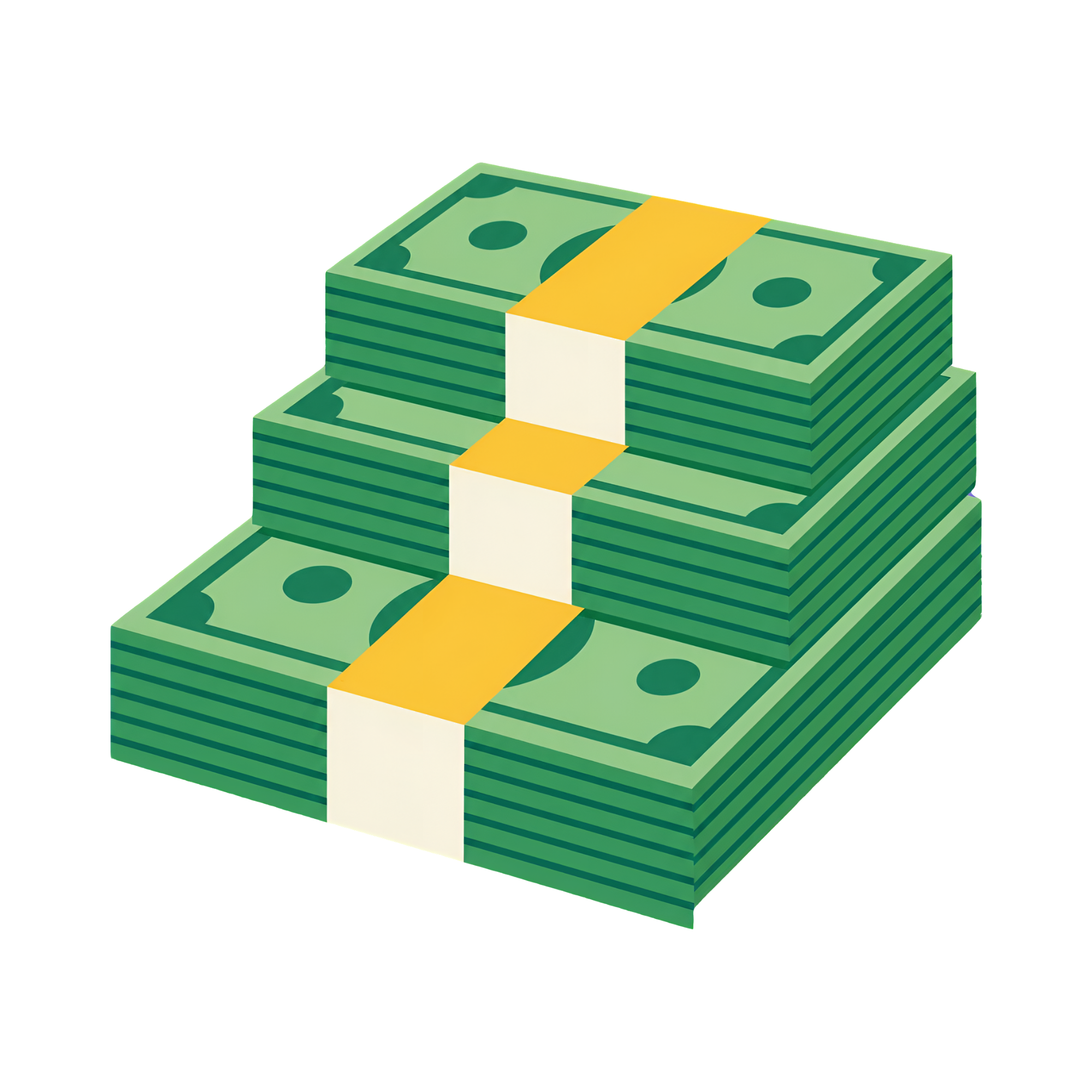 Stacks of money