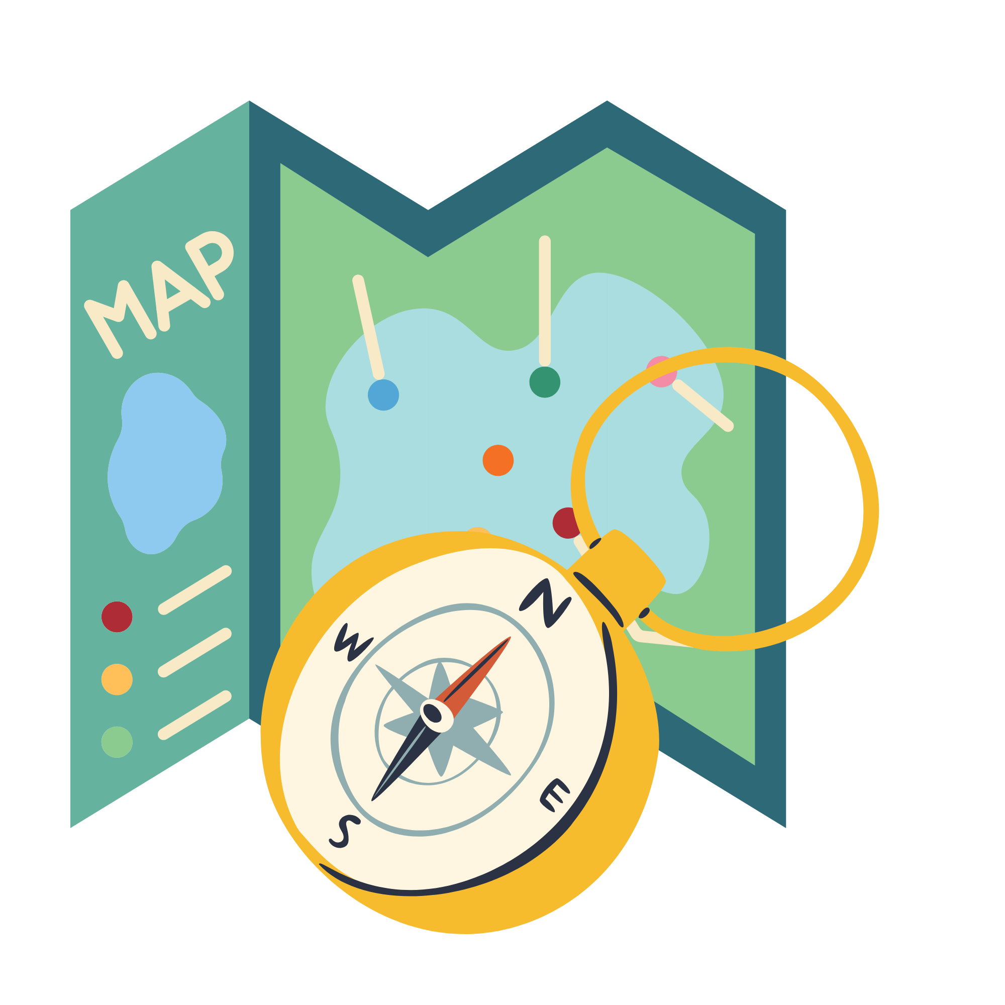 Map and compass